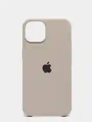 Бежевый меланж чехол Silicone Case для iPhone 13 / 13 Pro / 13 Pro Max с открытым низом