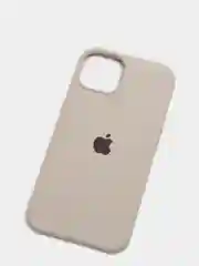 Бежевый меланж чехол Silicone Case для iPhone 13 / 13 Pro / 13 Pro Max с открытым низом