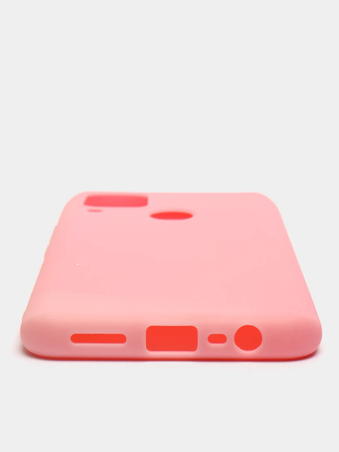 Розовый чехол для Realme C15 силиконовый