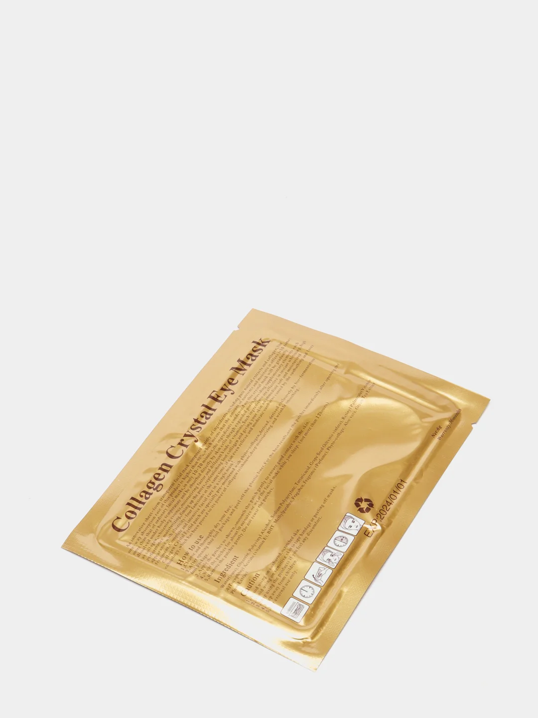 Розовый патчи для глаз Crystal Eye Mask, увлажняющие