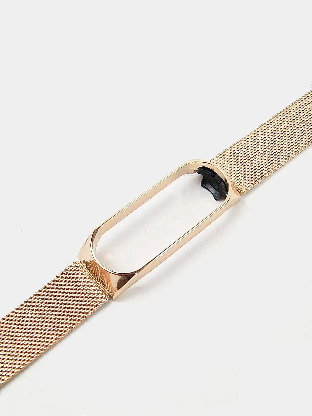 Золотой металлический ремешок для Xiaomi  Mi Band 3 и Band 4