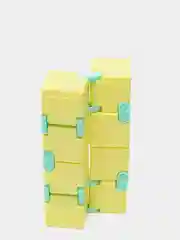 Желтый кубик-антистресс Infinity Cube (инфинити куб) игрушка-трансформер бесконечный конструктор