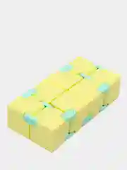 Желтый кубик-антистресс Infinity Cube (инфинити куб) игрушка-трансформер бесконечный конструктор