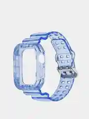 Синий прозрачный ремешок для Apple Watch