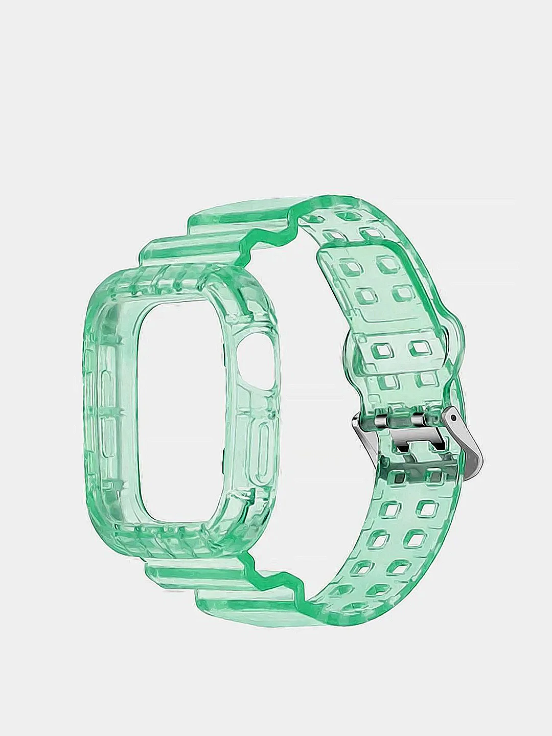 Зеленый прозрачный ремешок для Apple Watch