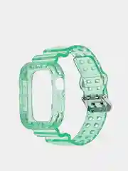 Зеленый прозрачный ремешок для Apple Watch