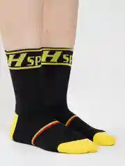 Черный носки спортивные велосипедные, велоноски