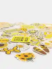 Бежевый стикеры, 50 штук