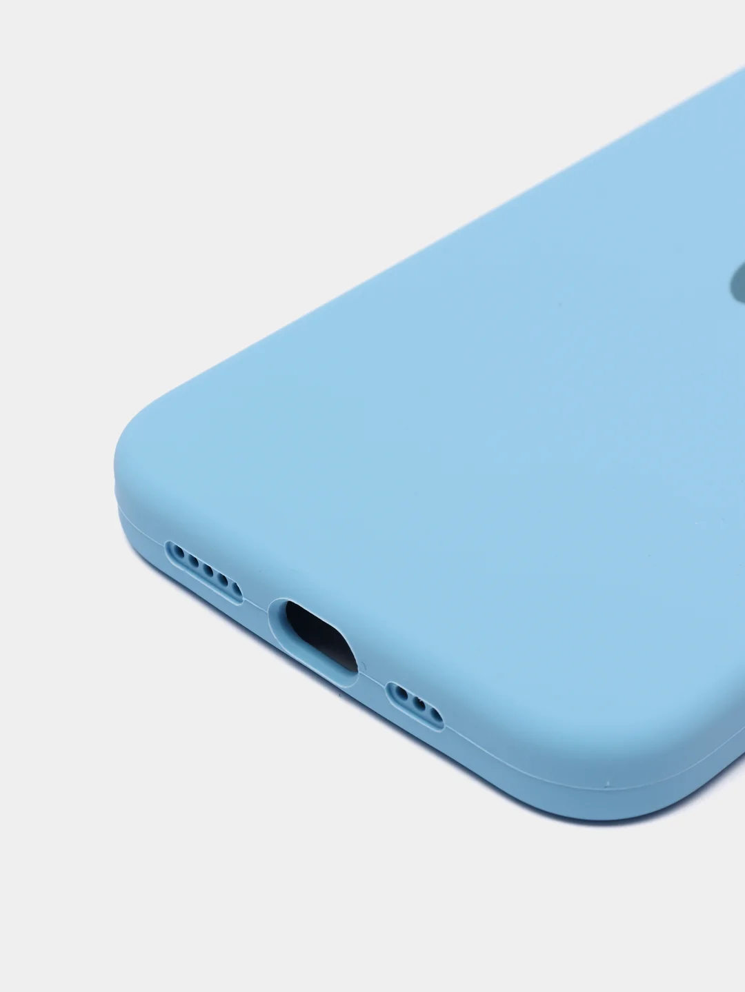 Лазурный чехол Silicone Case для iPhone 7/8/ 12 / 12 PRO / 12 PRO MAX /13 PRO / 13 PRO MAX