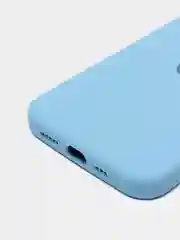 Лазурный чехол Silicone Case для iPhone 7/8/ 12 / 12 PRO  / 12 PRO MAX /13 PRO / 13 PRO MAX
