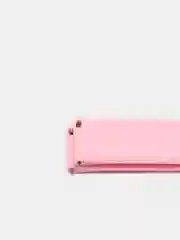 Розовый силиконовый ремешок с кнопкой для Xiaomi Amazfit Bip / Samsung / Huawei, 20 мм