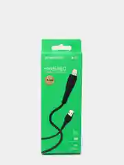 Черный кабель зарядки для iPhone 6, 7, 8, X, XS, XR, 11 USB Lightning Borofone BX37