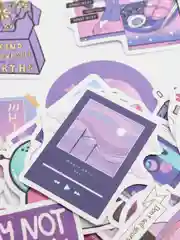 Стикерпак "Милые фиолетовые картинки", стикеры наклейки 50шт