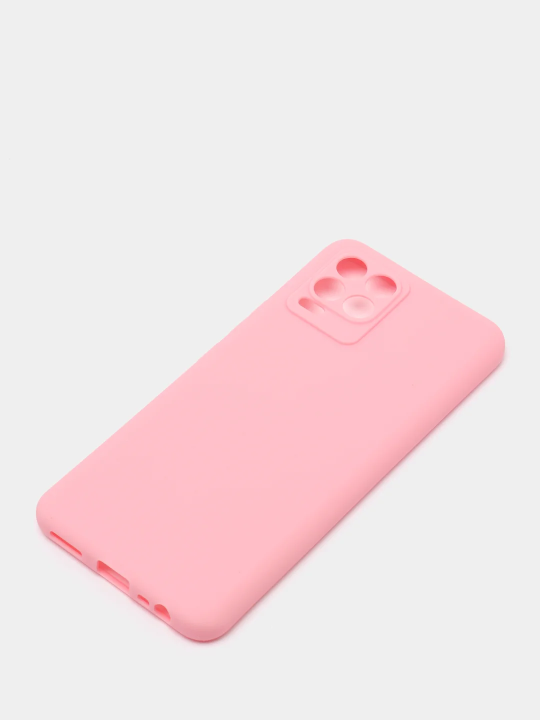 Розовый чехол для Realme 8 / 8 Pro, силиконовый