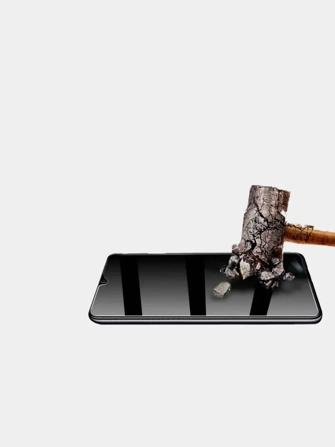 Белый защитное стекло / противоударное стекло для iPhone 6/6S Hoco 3D Edge Черный