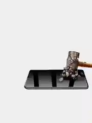 Белый защитное стекло / противоударное стекло для iPhone 6/6S Hoco 3D Edge Черный