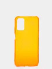 Оранжевый чехол Xiaomi Redmi 9T / Poco M3, Сяоми Редми 9Т, прозрачный плотный неоновый с оттенком