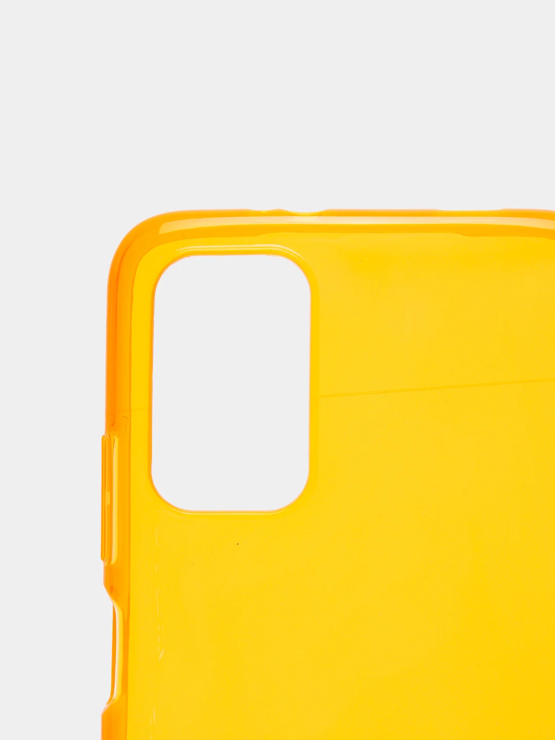 Оранжевый чехол Xiaomi Redmi 9T / Poco M3, Сяоми Редми 9Т, прозрачный плотный неоновый с оттенком