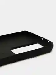 Черный чехол Samsung Galaxy S21 Ultra, Самсунг Галакси С21 Ультра плетеный силиконовый