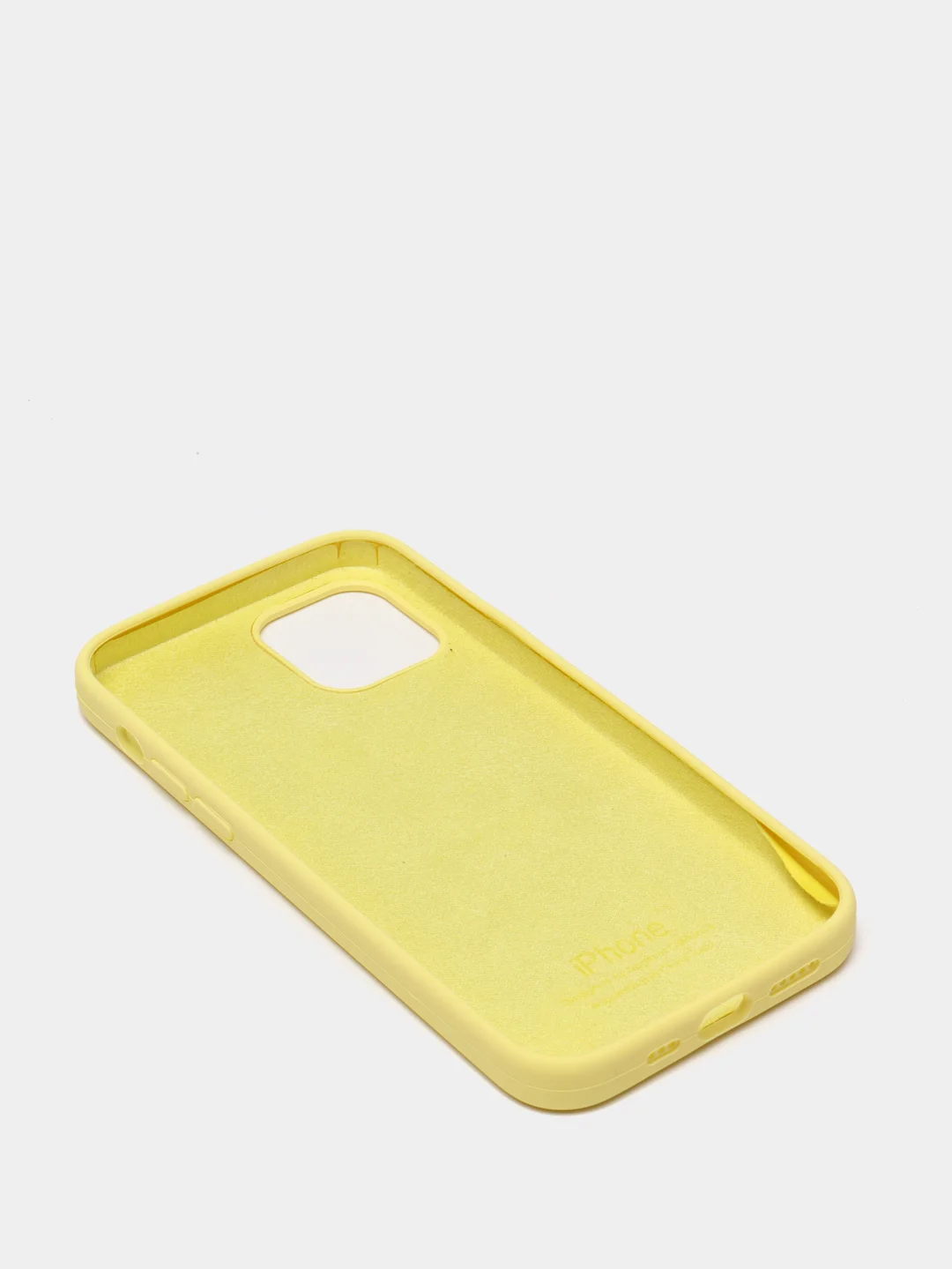 Лимонный чехол Silicone Case для iPhone 7/8/ 12 / 12 PRO / 12 PRO MAX /13 PRO / 13 PRO MAX