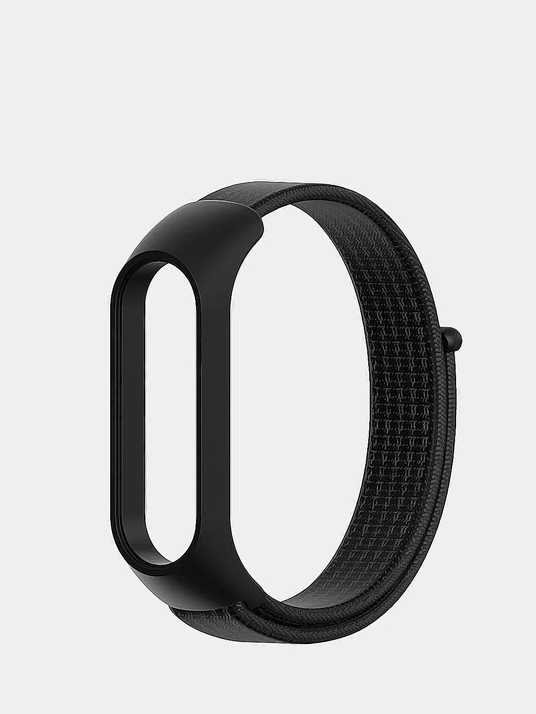 Черный нейлоновый ремешок для Xiaomi Mi Band 5 и Mi Band 6