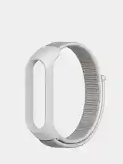 Белый нейлоновый ремешок для Xiaomi Mi Band 5 и Mi Band 6