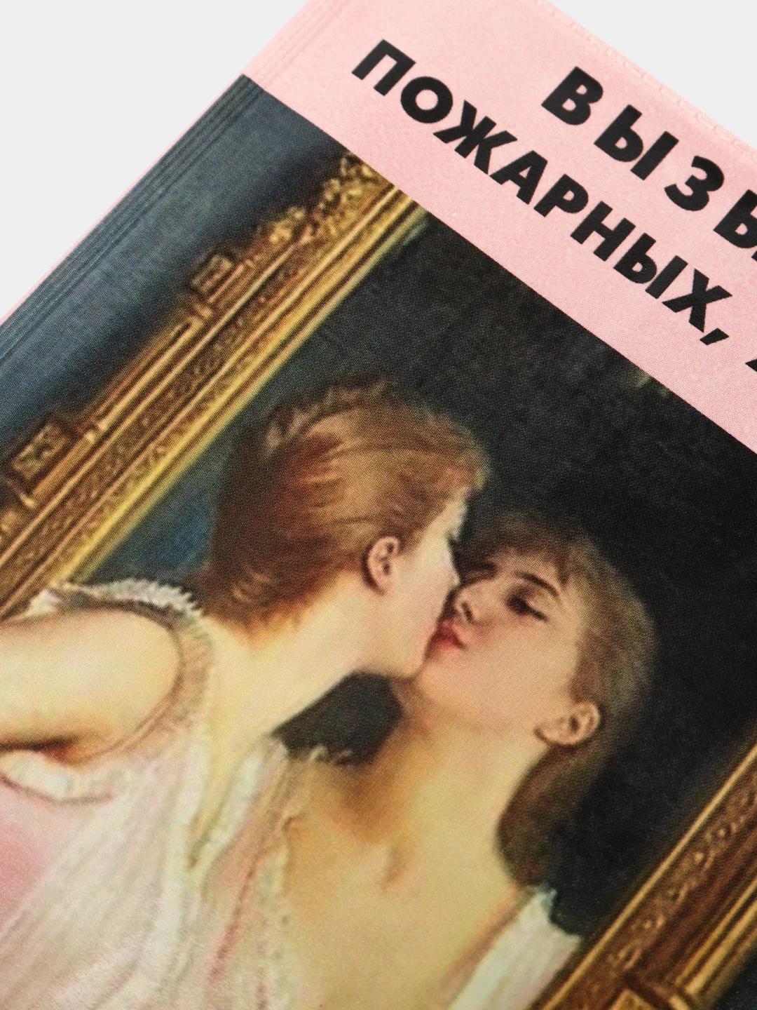Розовый обложка для паспорта "Ирония", чехол для документов