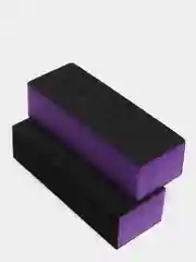 Фиолетовый баф шлифовочный для ногтей, 3-х сторонний, 2-5 штук
