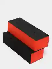 Оранжевый баф шлифовочный для ногтей, 3-х сторонний, 2-5 штук