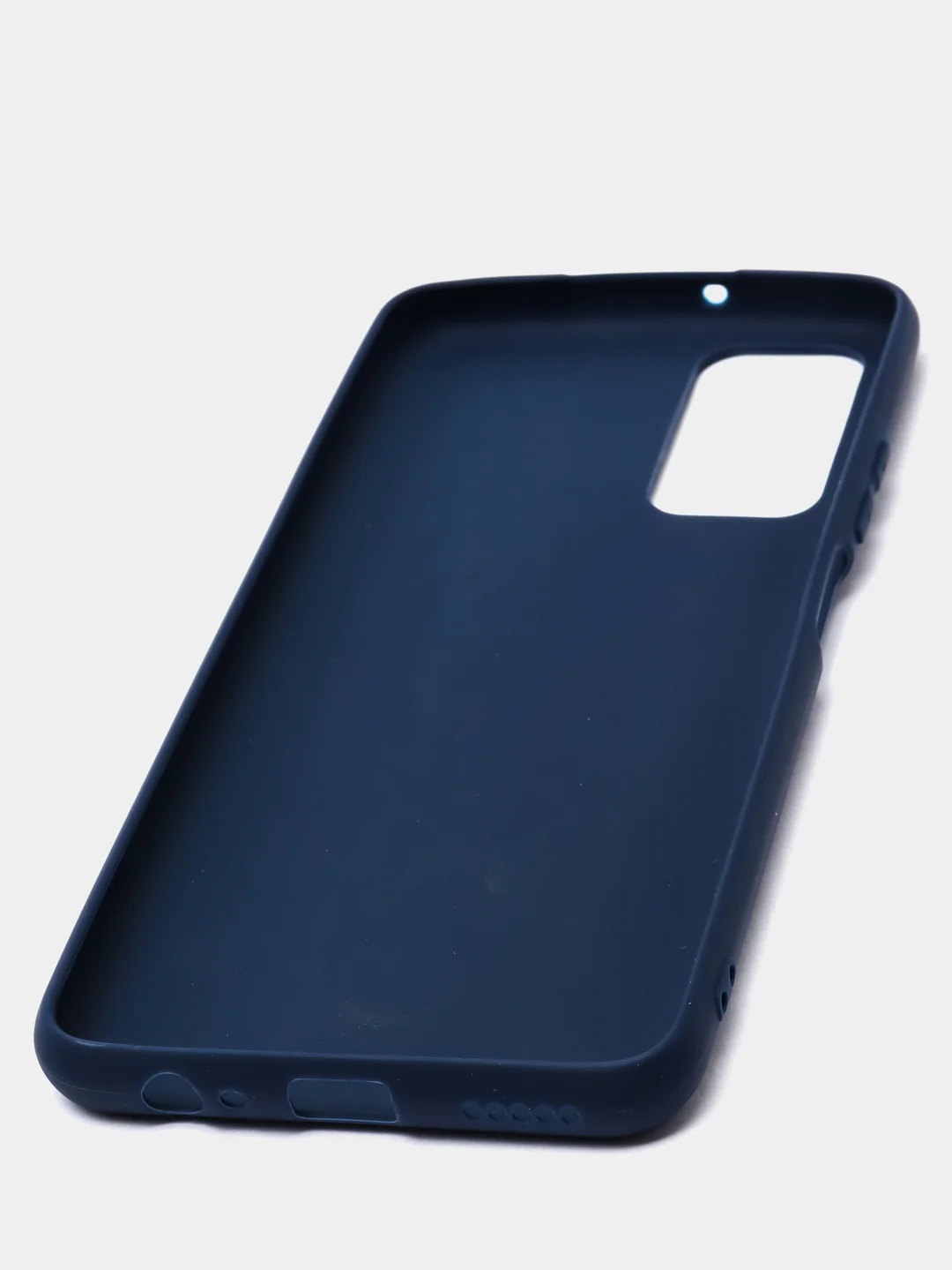 Темно-синий чехол Huawei Honor 10X Lite (Хонор 10Х Лайт), силиконовый, цветной, матовый