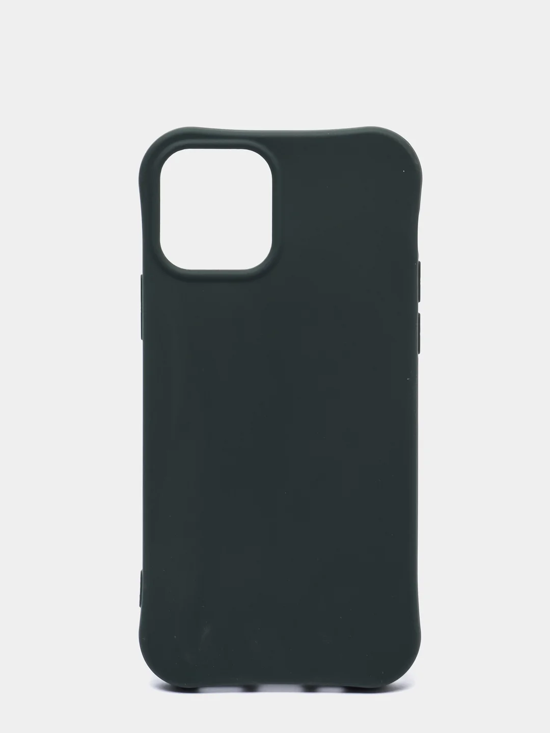 Зеленый чехол силиконовый Slim для iPhone 12 / iPhone 12 Pro / айфон 12