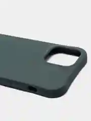 Зеленый чехол силиконовый Slim для iPhone 12 / iPhone 12 Pro / айфон 12