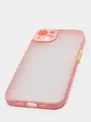 Розовый противоударный чехол для iPhone 11, 12, 13, Pro, ProMax, Mini, с защитой камеры