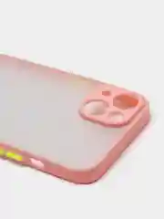 Розовый противоударный чехол для iPhone 11, 12, 13, Pro, ProMax, Mini, с защитой камеры