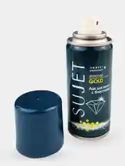 Золотой лак для волос с блестками сильной фиксации "Sujet", 100 мл