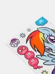 Бумага цветная А4, 18 л, 10 цветов, My little pony, волшебная
