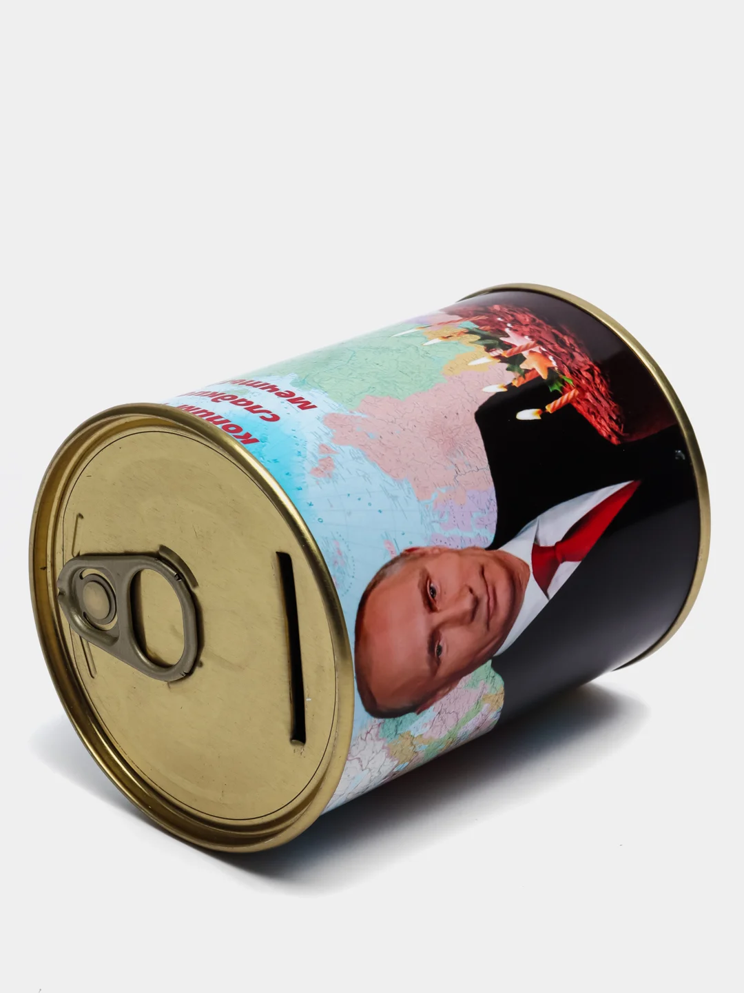 Копилка для денег, монет и купюр "Копим на сладкие мечты!" В. В. Путин