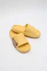Желтый шлепанцы женские