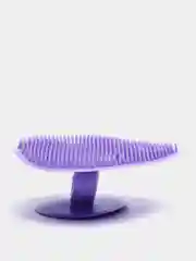 Фиолетовый силиконовый спонж-щетка для лица