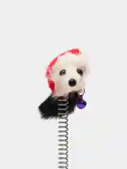 Красный игрушка для кошек, котов, дразнилка мышь на пружинке для котят