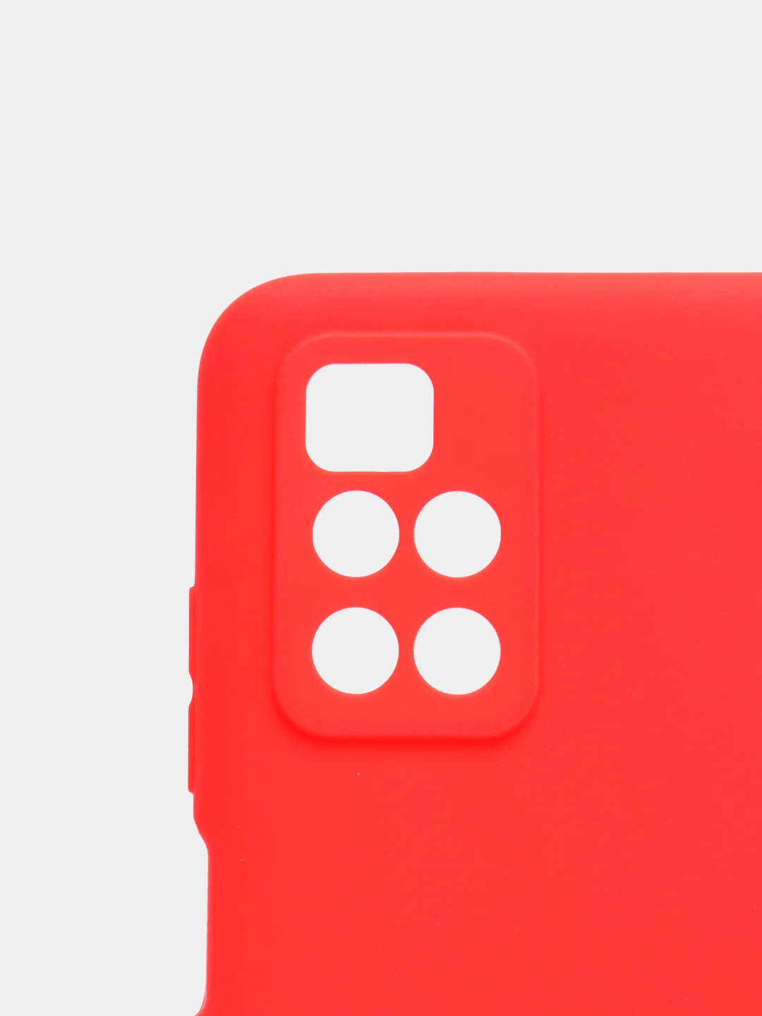 Красный чехол для Xiaomi Redmi 10 силиконовый