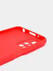 Красный чехол для Xiaomi Redmi 10 силиконовый