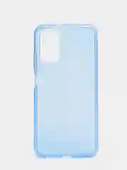 Голубой чехол Xiaomi Redmi 9T / Poco M3, Сяоми Редми 9Т, прозрачный плотный неоновый с оттенком