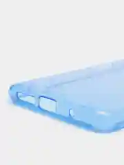 Голубой чехол Xiaomi Redmi 9T / Poco M3, Сяоми Редми 9Т, прозрачный плотный неоновый с оттенком