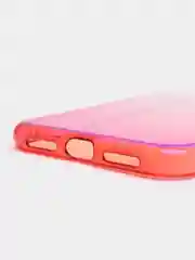 Розовый чехол iPhone XR, Xs Max силиконовый прозрачный с градиентом