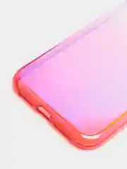 Розовый чехол iPhone XR, Xs Max силиконовый прозрачный с градиентом