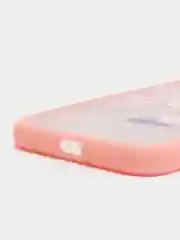 Розовый чехол на Айфон (iPhone) 11, XR, 7, 8 Plus, SE, 12, 13, 14, 15 Pro Max, пластиковый