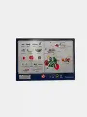 Зеленый детский металлический конструктор, 3 вида