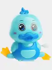 Голубой заводная игрушка "Утенок", цвет микс
