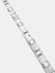 Светодиодная лента 5050 30св/м 12V защищенная RGB 7.2Вт/м (отрезок 1 метр)